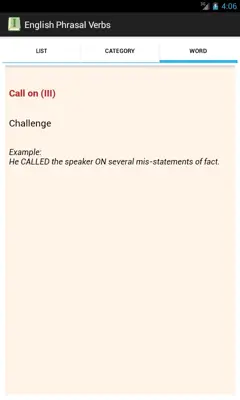 English Phrasal Verbs android App screenshot 0