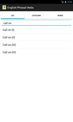 English Phrasal Verbs android App screenshot 1